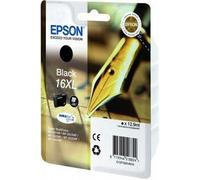 EPSON 16XL ink cartridge black high capacity 12.9ml 500 pages 1-pack blister without alarm
