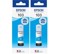 Epson 103 ECOTANK CYAN INK BOTTLE 65ml (Cyan) (Pack of 2)