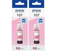 Epson 107 Light Magenta Ink Cartridge EcoTank 70ml for ET-18100 - C13T09B640 (Pack of 2)