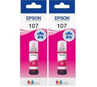 Epson 107 Magenta Ink Cartridge EcoTank 70ml for ET-18100 - C13T09B340 (Pack of 2)