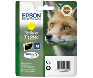 Epson 124505932 Original Epson T1284 DuraBrite Ultra Fox Standard Yield Yellow Ink Cartridge