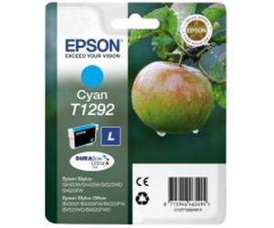 Epson 1520854 Original Epson T1292 DuraBrite Ultra Apple High Yield Cyan Ink Cartridge