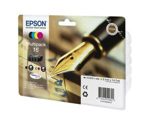 EPSON 16 ink cartridge black and tri-colour standard capacity 14.7ml 1-pack RF-AM blister