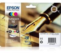 Epson 16 T1626 Ink Cartridges Pen and Crossword Multipack Genuine C13T16264012