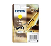 EPSON 16 ink cartridge yellow standard capacity 3.1ml 165 pages 1-pack blister without alarm