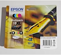 Epson 16XL Ink Cartridge Multipack - Black, Cyan, Magenta & Yellow - OCT/2026