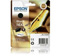 Epson 16XL Original Black Ink Cartridge (Pen and Crossword) C13T16314012 T1631