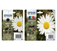 Epson 18 Genuine Multipack Ink Cartridges for XP-205 XP-305 XP-312 XP422 Lot