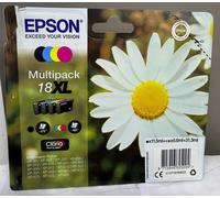 Genuine Original & Sealed Epson 18 XL Ink Cartridges 4 Black Cyan Magenta Yellow