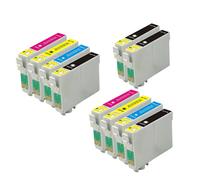 Epson 2 Full Sets And 2 FREE BLACK Replacement Ink Cartridges (T0321)