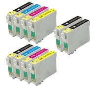 Epson 2 Full Sets And 2 FREE BLACK Replacement Ink Cartridges (T0711 And T0891)