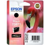 Epson 235C003 Original Epson T0871 UltraChrome Hi-Gloss2 Photo Black Ink Cartridge