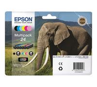 Epson 24 6 Genuine/Original Ink Cartridges Expression Photo XP-850/XP-750/XP-950