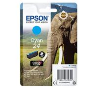 EPSON 24 ink cartridge cyan standard capacity 4.6ml 360 pages 1-pack blister without alarm