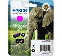 EPSON 24 ink cartridge magenta standard capacity 4.6ml 360 pages 1-pack blister without alarm