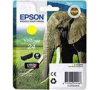 Epson 24 Yellow Elephant Genuine, Claria Photo HD Ink Cartridge, Amazon Dash Rep