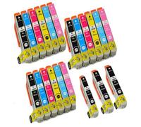 Epson 24XL - 3 Full Sets and And 3 FREE BLACK Replacement Ink Cartridges (T2431/T2436)