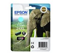 Epson Elephant Singlepack Light Cyan 24XL Claria Photo HD Ink