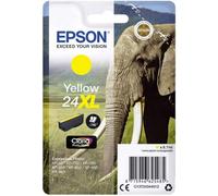Epson 24Xl Yellow Elephant High Yield Genuine, Claria Photo Hd Ink Cartridge, Xl High Capacity