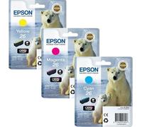Epson 26 Multipack of 3 Polar bear Inks