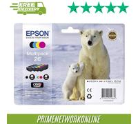 EPSON 26XL ink cartridge black and tri-colour high capacity 41.3ml 1-pack blister without alarm