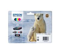 Epson 26 Polar Bear Claria Premium Ink Cartridge CMYK Multipack C13T26164010