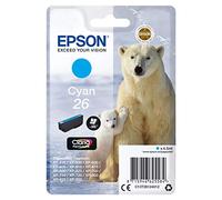 EPSON 26 ink cartridge cyan standard capacity 4.5ml 300 pages 1-pack RF-AM blister