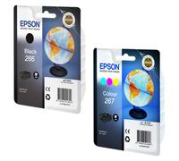 Epson 266 / Epson 267 Globe Ink Cartridge Combo Pack