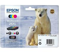 Epson 26 Polar Bear 4-Colour Ink Multipack - Claria Premium (EXPIRED) ⭐⭐⭐⭐⭐