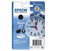 Epson 27 Alarm Clock Black Standard Capacity Ink Cartridge 6ml - C13T27014012