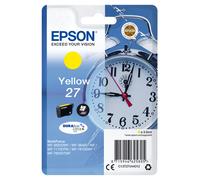 Epson 27 Alarm Clock Yellow Standard Capacity Ink Cartridge 4ml - C13T27044012 - Epson WorkForce Series Ink Cartridges - Epson WorkForce WF-7620DTWF Ink Cartridges