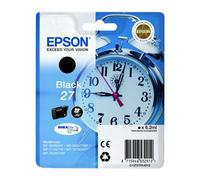 Epson 27 Alarm Clock Black Standard Capacity Ink Cartridge 6ml - C13T27014012