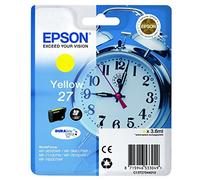 Epson 27 DURABrite Ultra Yellow Ink Cartridge - Original, Pigment Based Ink, Yellow, 1 Piece, WF 36xx / 7110 / 76xx