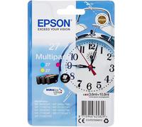 Epson 27 Genuine Multipack Ink Cartridges - 3 Colours with DuraBrite Ultra Ink, New
