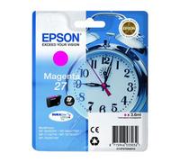 EPSON 27 ink cartridge magenta standard capacity 3.6ml 350 pages 1-pack blister without alarm - DURABrite ultra ink