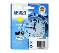Epson Alarm clock Singlepack Yellow 27 DURABrite Ultra Ink