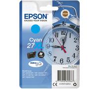 EPSON 27XL ink cartridge cyan high capacity 10.4ml 1.100 pages 1-pack blister without alarm - DURABrite ultra ink