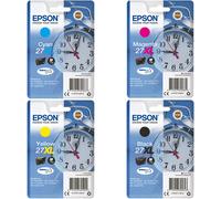 Epson 27XL ( Multi Pack BCMY ) BCMY Original Inkjet Cartridges - 1100 Pages