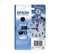 Epson 27XXL Black Alarm Clock Extra High Yield Genuine, DuraBrite Ultra Ink Cart