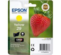 Epson 29 Compatible Printer Ink Cartridge (Yellow, Standard, 3.2 ml 10 - 80%; -40 - 60 °C; 5 - 35 °C)
