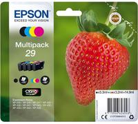 Epson 29 Strawberry Genuine Multipack, 4-colours Ink Cartridges, Claria Home In