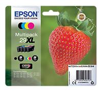 Epson 29XL Original Ink Cartridge C13T29964012 Black& 3 Colours Multipack Pack of 4
