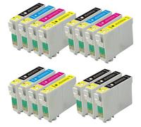 Epson 3 Full Sets And 3 FREE BLACK Replacement Ink Cartridges (T0711 And T0891)