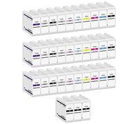 Epson 3 Full Sets And 3 FREE BLACK Replacement Ink Cartridges (T47A1)