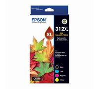 Epson 312XL 4 Colours Ink Cartridge Toner Value Pack C13T183A92 Genuine Original