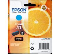 Epson C13T33424012 (33) Ink cartridge cyan, 300 pages, 5ml