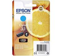 Epson 33 Cyan Oranges, Genuine, Claria Premium Ink, Standard Capacity