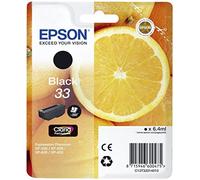 Epson Singlepack Black 33 Claria Premium Ink (33 Black Ink, Standard, PC USB)