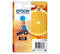 Epson 33XL Oranges Cyan High Yield Ink Cartridge 9ml - C13T33624012 - MUFC Series - Brother MUFC Cartridges