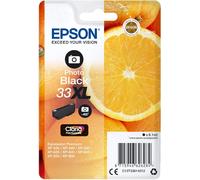 Epson 33XL Photo Black Oranges High Yield, Genuine, Claria Premium Ink, Amazon D